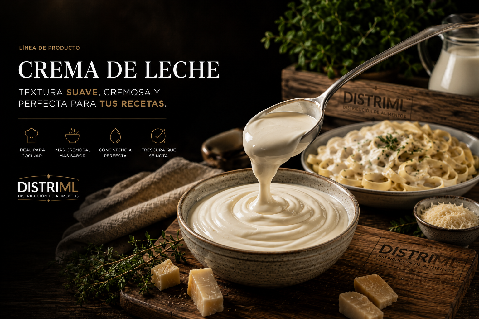 Crema de leche institucional
